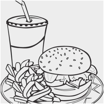 Food Plate Drawing at PaintingValley.com | Explore collection of Food