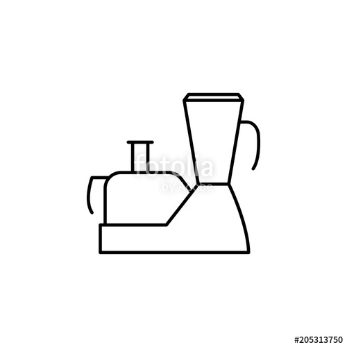 500x500 food processor icon element of simple web icon with name - Food Processor Drawing