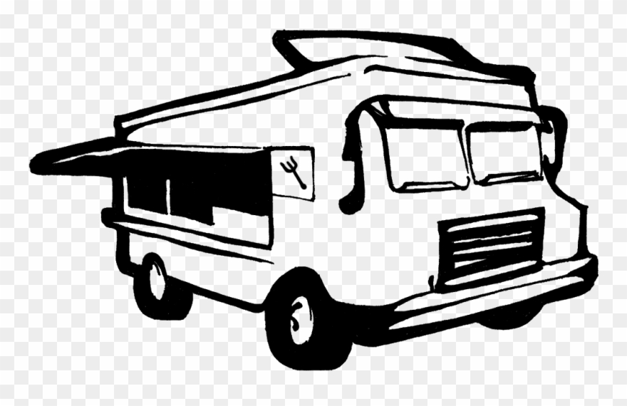 880x570 Food Truck Drawing At Getdrawings - Food Truck Drawing