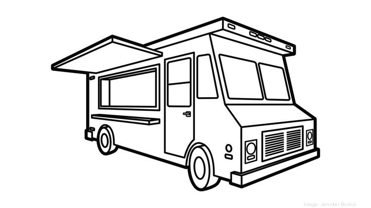 Food Truck Drawing at PaintingValley.com | Explore collection of Food