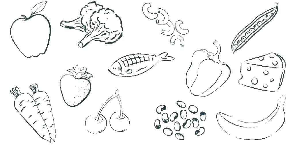 1024x512 Ice Cream Coloring Pages - Food Web Drawing
