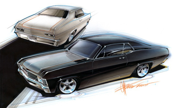 700x430 Intro To Dawing And Painting Chip Foose My Idol And Inspiration - Foose Drawings