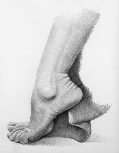 236x303 Foot Drawing Dibujo In Drawings, Feet Drawing, Art Sketches - Foot Drawing