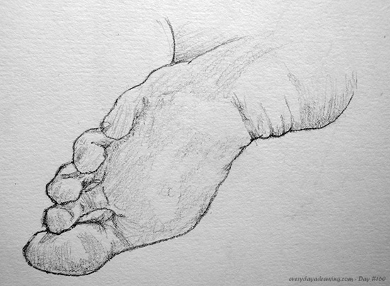 550x404 Day - Foot Drawing