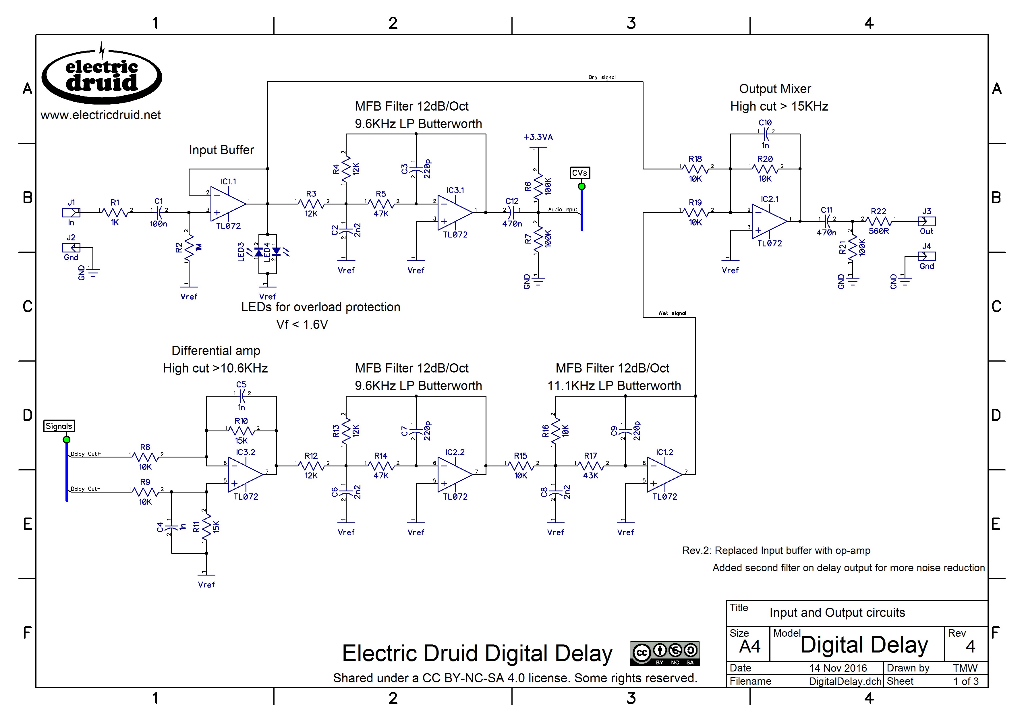 Foot Echo Schematic Drawing In English