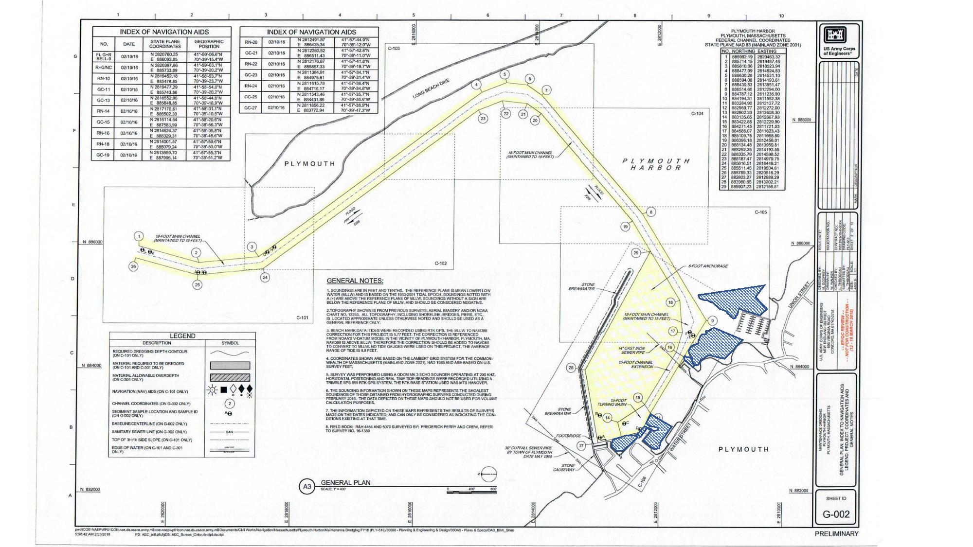 2000x1125 dredging and mooring plan town of plymouth ma - Foot Echo Schematic Drawing