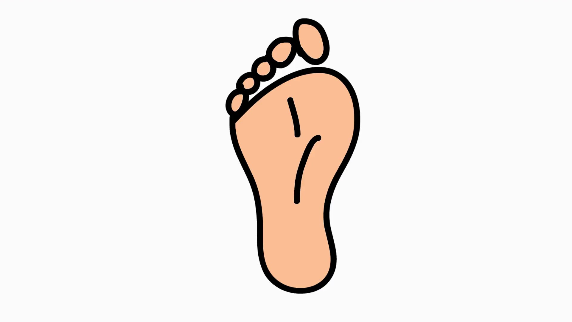 Foot Outline Drawing at PaintingValley.com | Explore collection of Foot