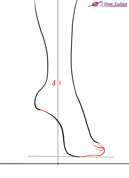 Foot Outline Drawing at PaintingValley.com | Explore collection of Foot ...