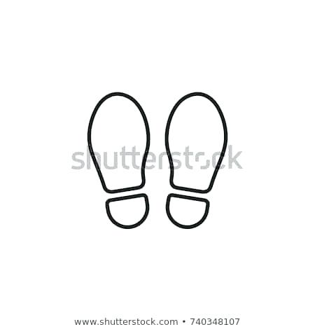 450x470 right footprint outline charm sterling silver right footprint - Foot Outline Drawing