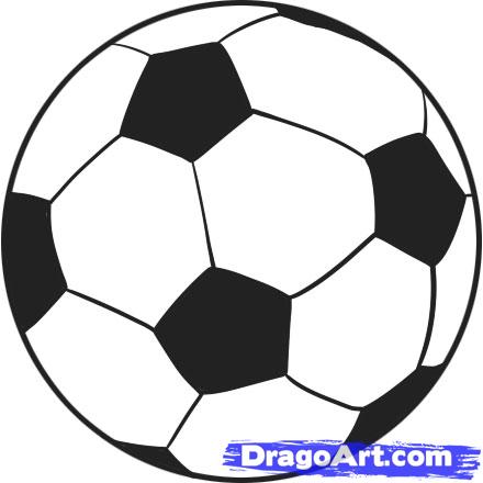 440x440 How To Draw Soccer Balls, Step - Football Ball Drawing
