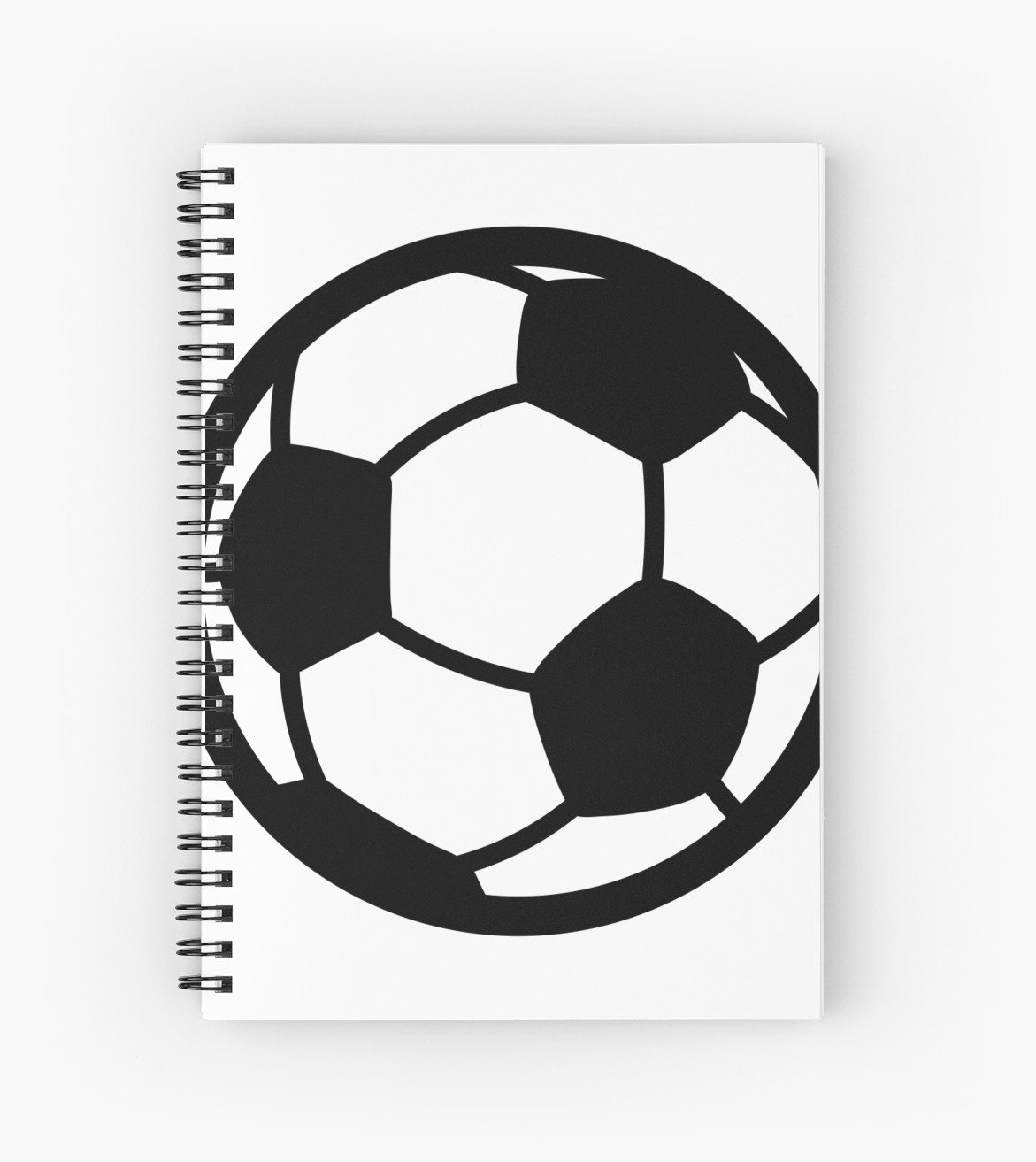 1171x1313 Soccer Ball Drawing Spiral Notebooks - Football Ball Drawing