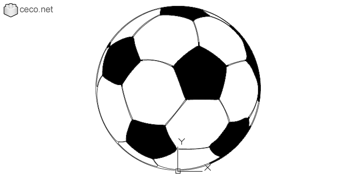 726x360 autocad drawing soccer ball adidas fifa world cup football balls dwg - Football Ball Drawing
