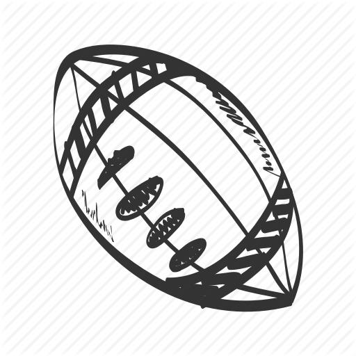 512x512 ball, drawing, football, rugby, school, sport, subject icon - Football Ball Drawing