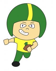 236x298 How To Draw A Cartoon Football Player With This Easy To Follow - Football Cartoon Drawing