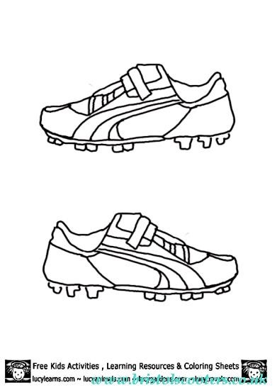 391x550 football cleats outline - Football Cleats Drawing
