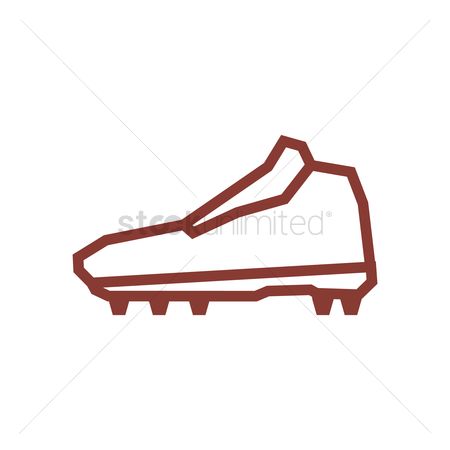 450x450 free american football cleats stock vectors stockunlimited - Football Cleats Drawing