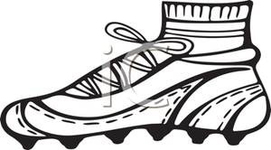300x166 soccer cleats clipart - Football Cleats Drawing