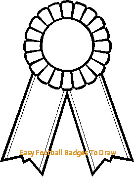 271x358 easy football badges to draw award ribbon printable - Football Drawing Easy