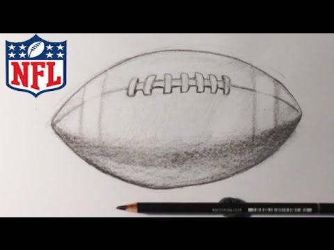 480x360 how to draw a superbowl football - Football Drawing Easy