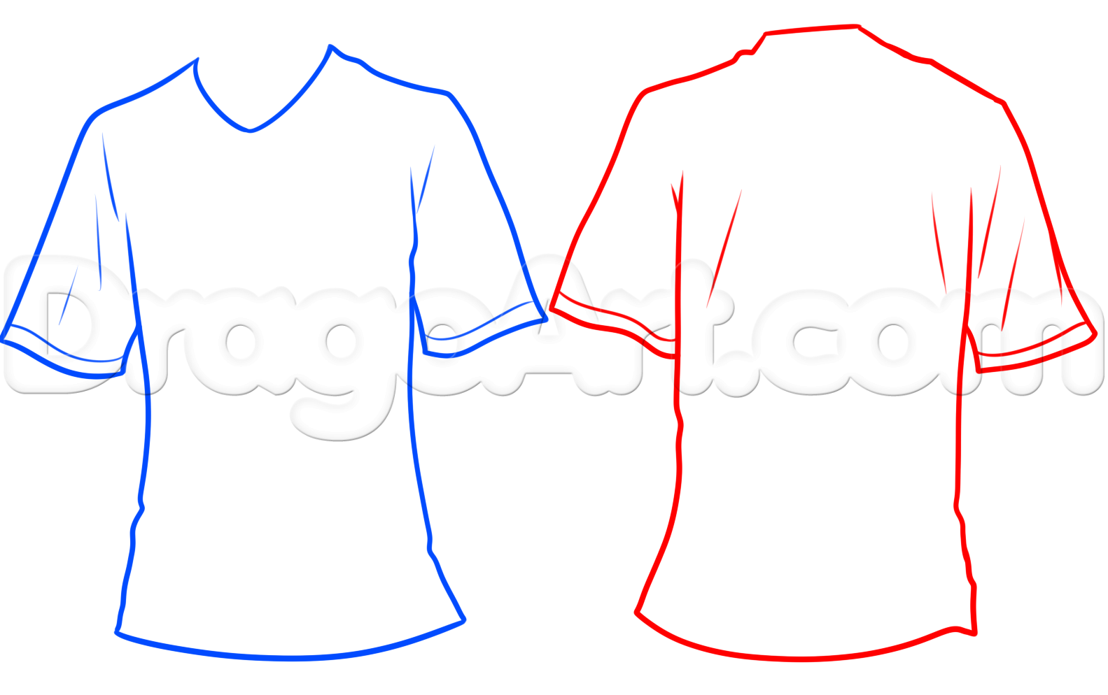 How To Draw A Football Jersey Easy