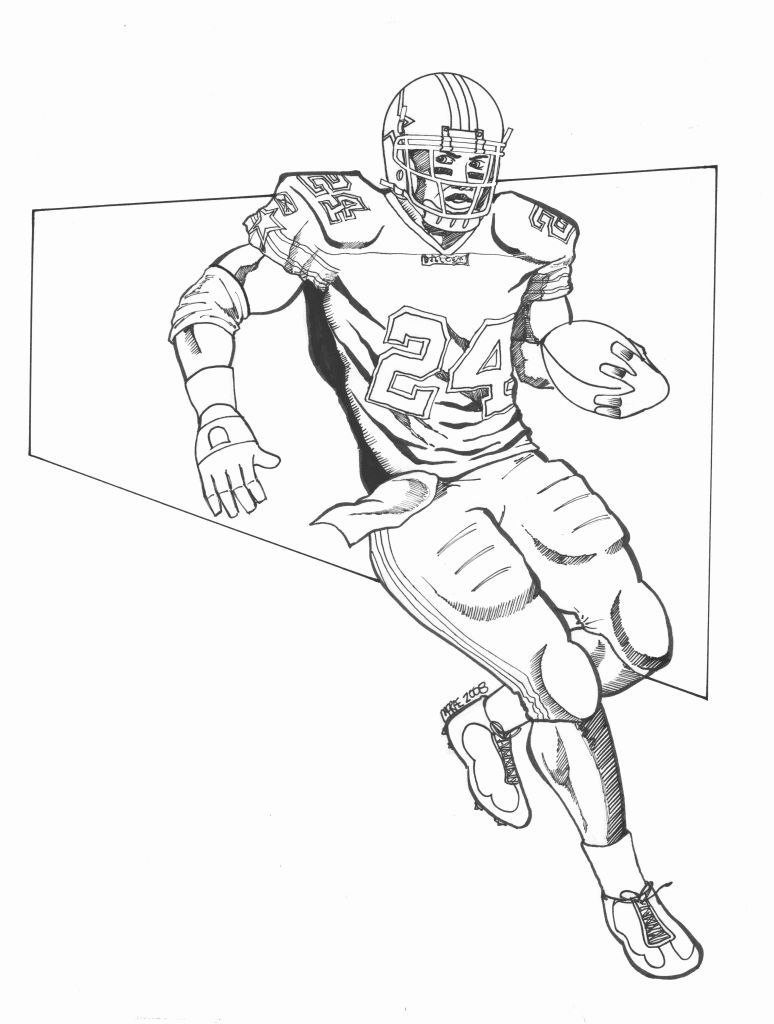 774x1024 nfl football player drawings redskins sports in football - Football Drawing Pictures