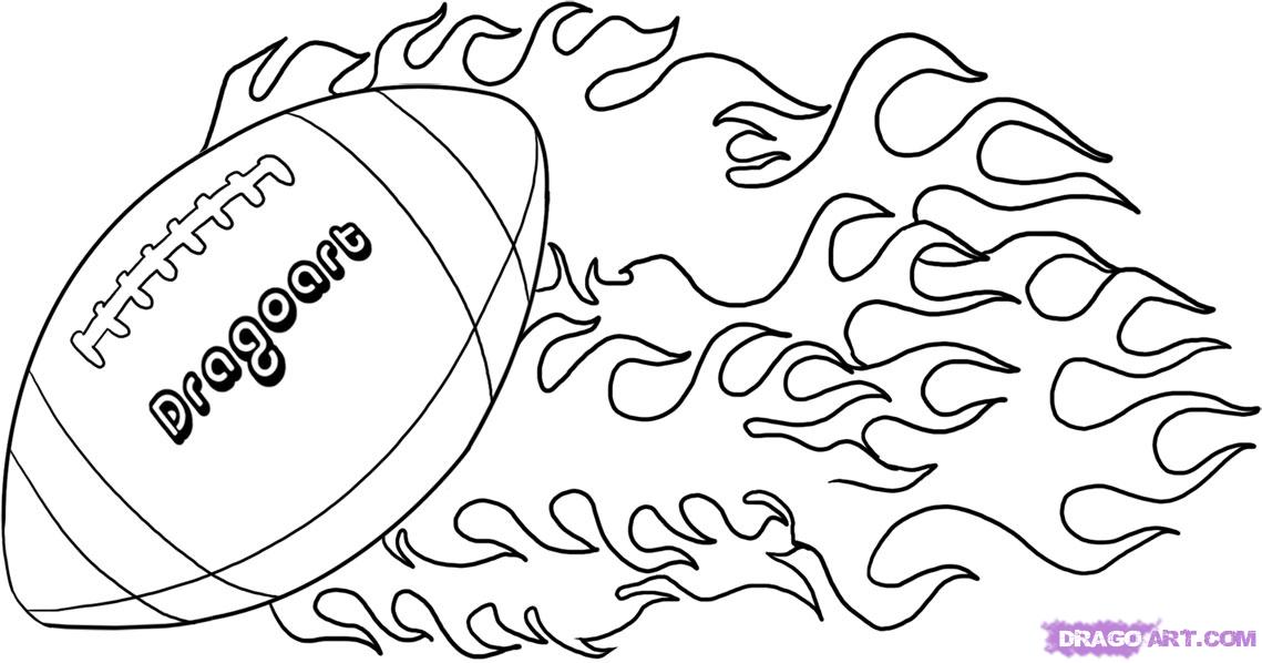 1139x598 How To Draw A Football, Step - Football Drawing Step By Step