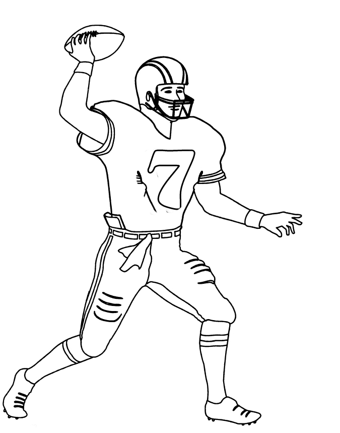 675x859 Huge Collection Of 'football Player Drawing Steps' Download More - Football Drawing Step By Step