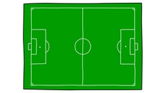 240x135 Football Field - Football Field Drawing