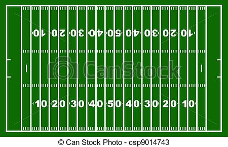 450x290 American Football Field With Green In Background - Football Field Drawing