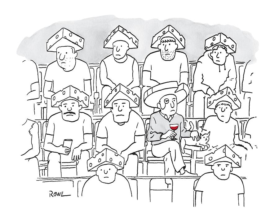 900x714 Fans At A Football Game Sit In The Stands Wearing Drawing - Football Game Drawing