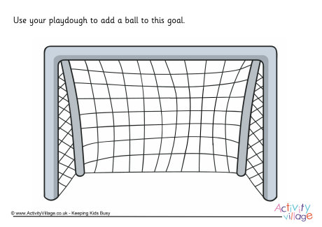 460x325 Football Printables - Football Goal Drawing