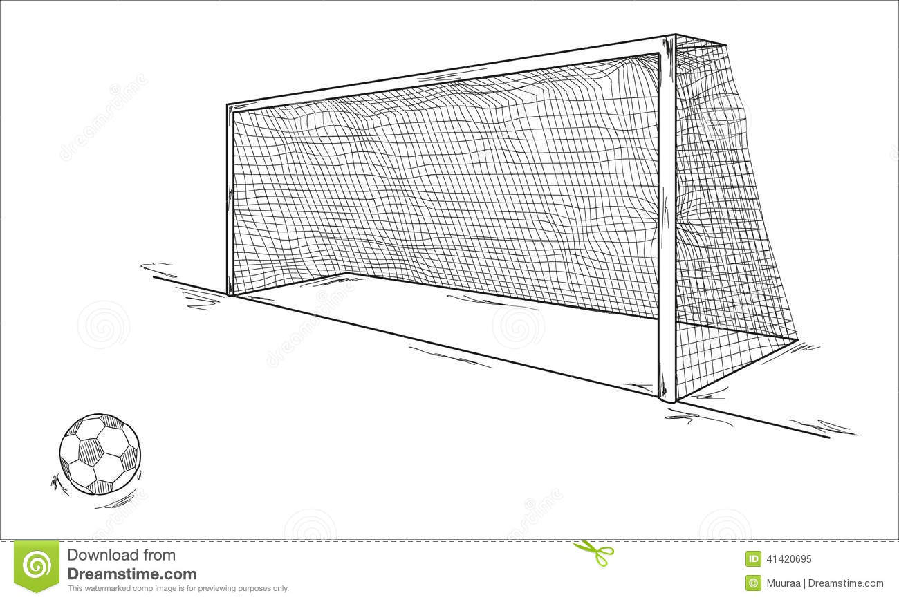Football Goal Drawing at Explore collection of