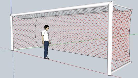 530x300 arco football goal skp detail for sketchup designs cad - Football Goal Drawing