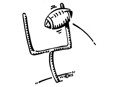 390x300 field goal - Football Goal Post Drawing