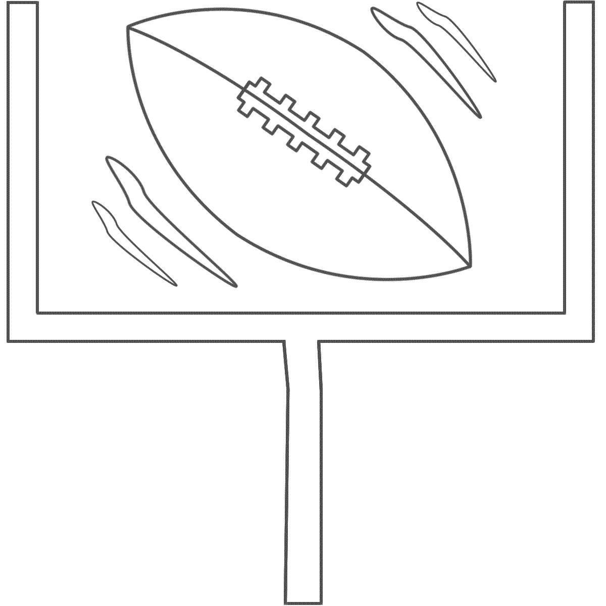 Football Goal Post Drawing at Explore collection