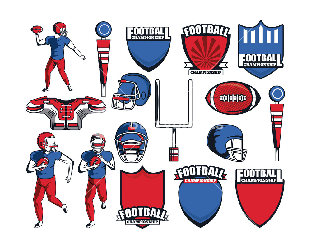 1000x802 Football Elements Icon Drawing Player Helmet Balloon Goalpost - Football Goal Post Drawing