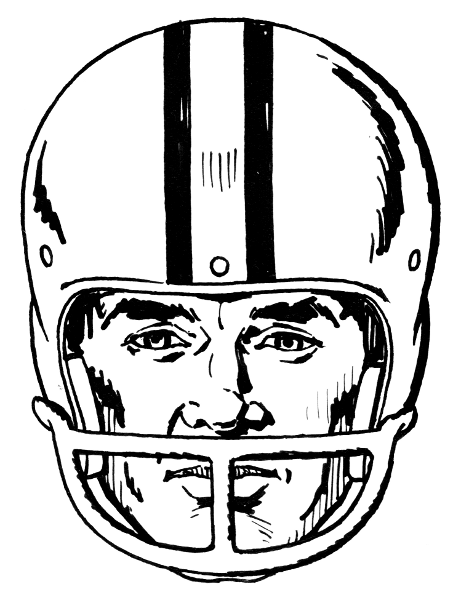 461x600 football helmet drawing front view - Football Helmet Drawing