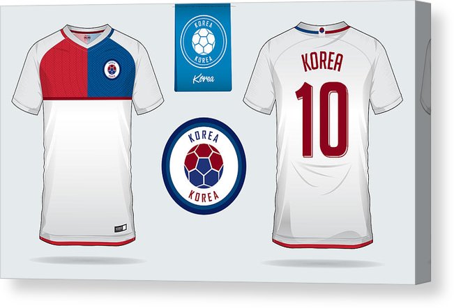 651x442 soccer jersey or football kit template design for south korea - Football Kit Drawing