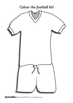 Football Kit Drawing at PaintingValley.com | Explore collection of ...