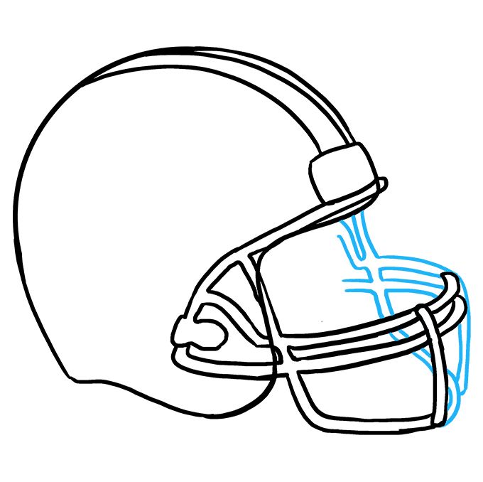 680x678 Drawing Football Transparent Png Clipart Free Download - Football Line Drawing