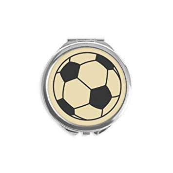 355x355 Football Sport Line Drawing Pattern Mirror Round - Football Line Drawing