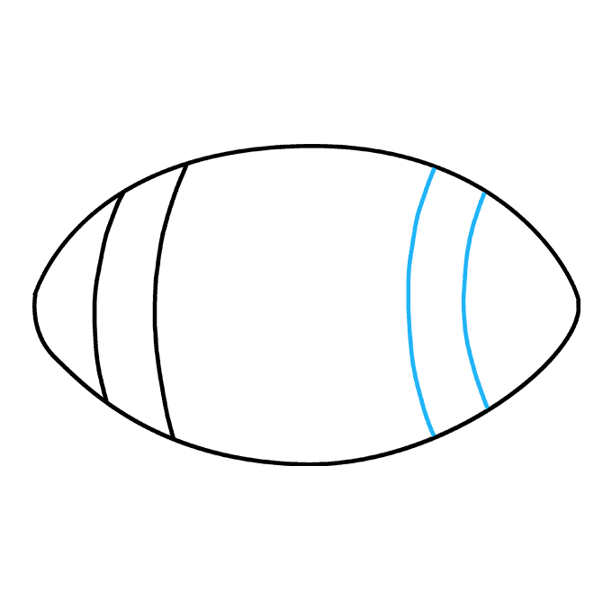 680x678 How To Draw A Football - Football Line Drawing