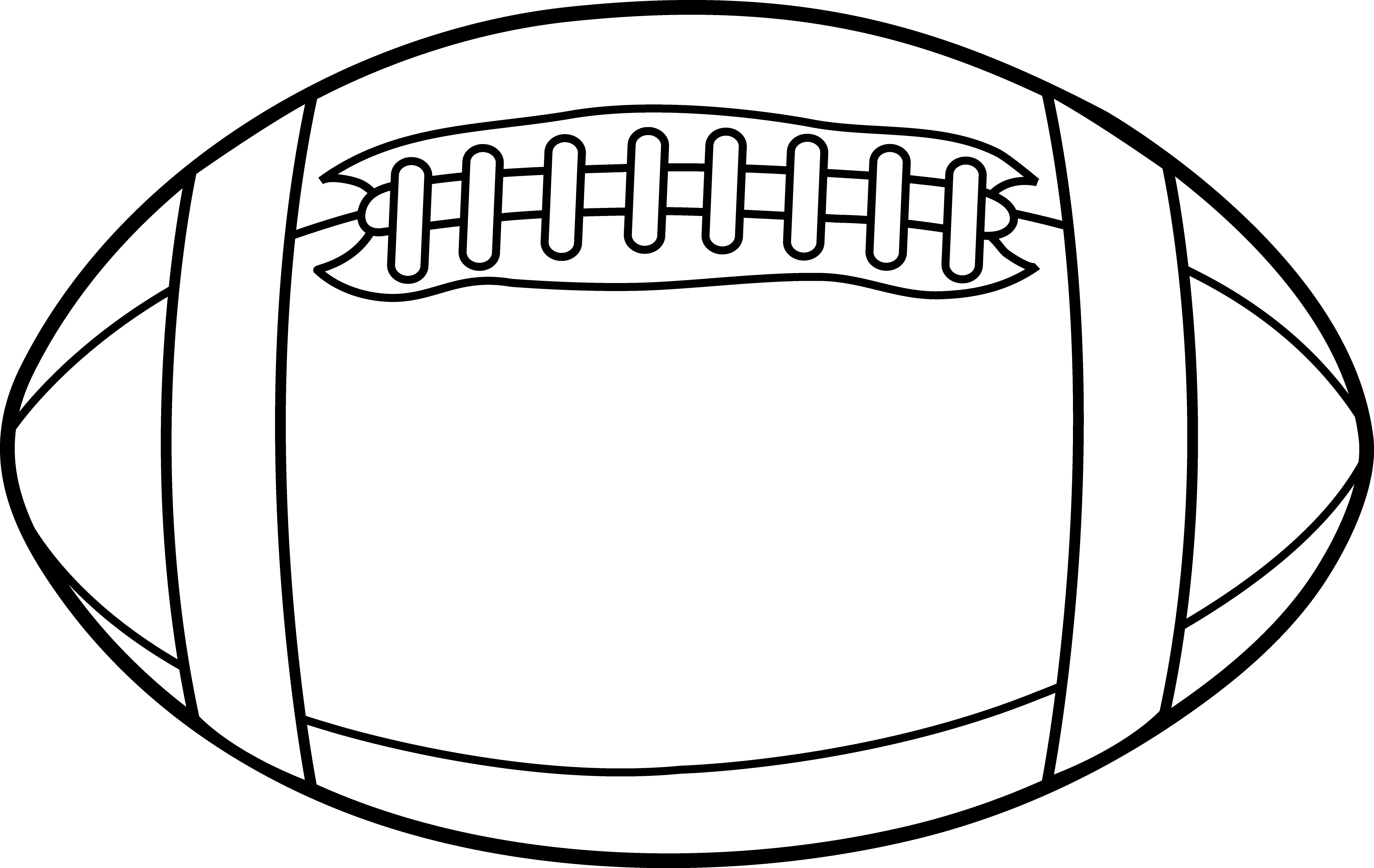 4281x2705 rugby ball or football line art - Football Line Drawing