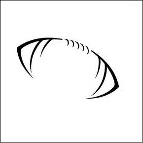 290x290 football outline clipart black and white great free clipart - Football Outline Drawing