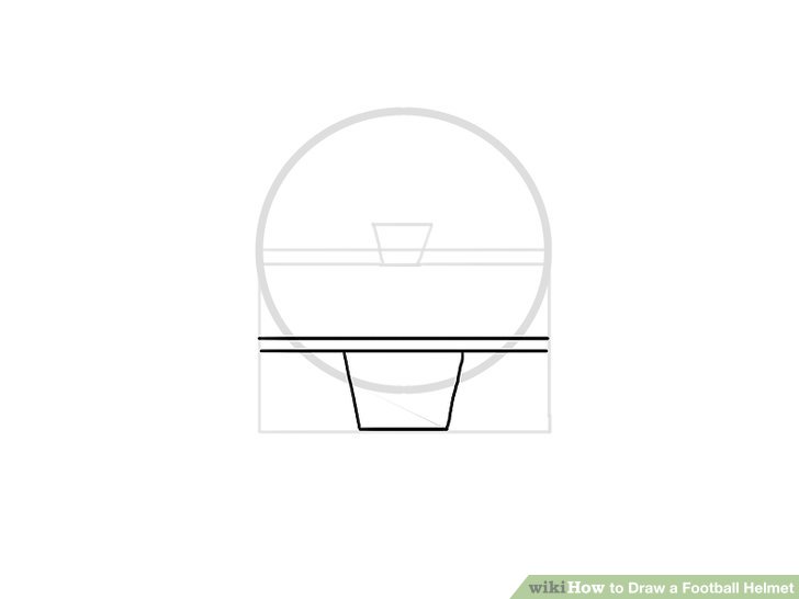 728x546 Ways To Draw A Football Helmet - Football Outline Drawing