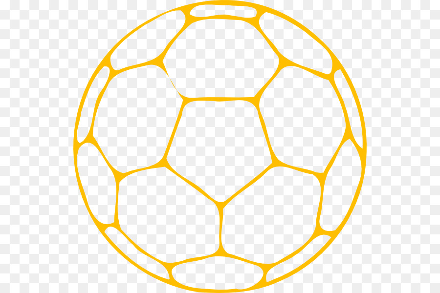 900x600 Football, Drawing, Yellow, Transparent Png Image Clipart Free - Football Outline Drawing