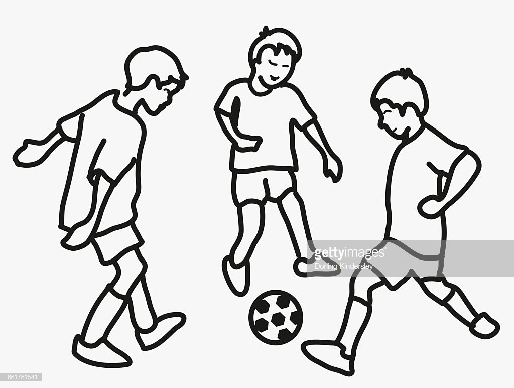 Football Player Drawing Images At Explore