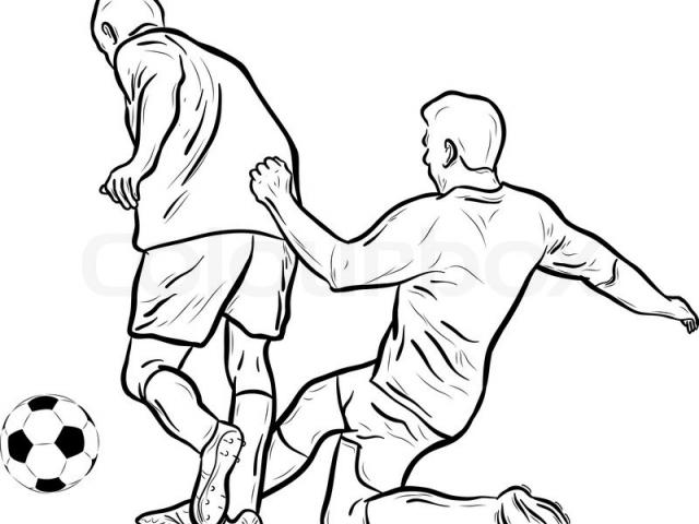 640x480 Football Player Drawing - Football Player Drawing Images