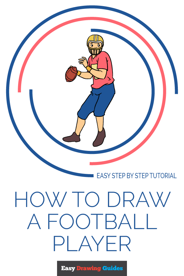 600x900 How To Draw A Football Player - Football Player Drawing Images