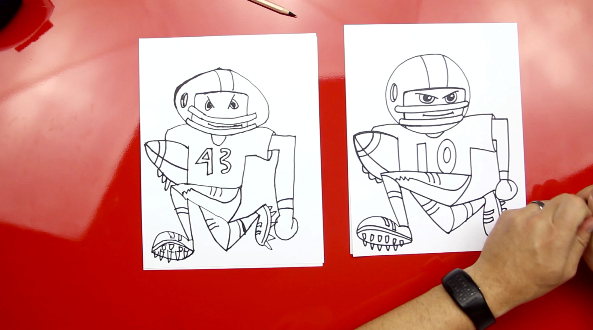 2324x1294 Sports Archives - Football Player Drawing Steps